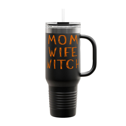 Mom Wife Witch Insulated Travel Mug