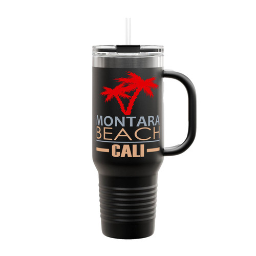 Montara Beach California Insulated Travel Mug