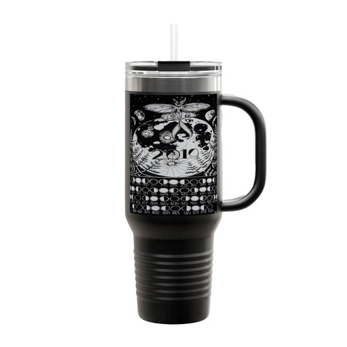 Moon Phase Calendar Insulated Travel Mug