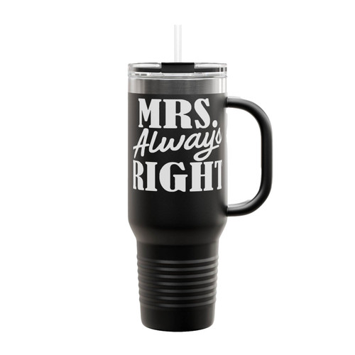 Mrs. Always Right Insulated Travel Mug