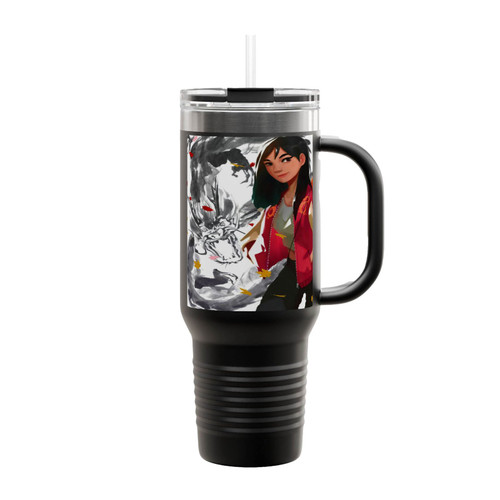 Mulan Modern Princess Insulated Travel Mug