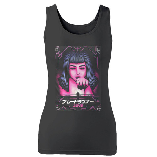 High quality print of this slim fit blade runner 2049 graphic women tank top will turn heads. And bystanders won't be disappointed - the racerback cut looks good one any woman's shoulders.