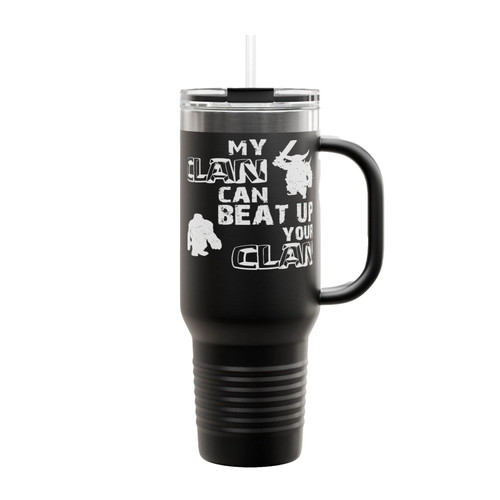 My Clan Can Beat Up Your Clan Insulated Travel Mug