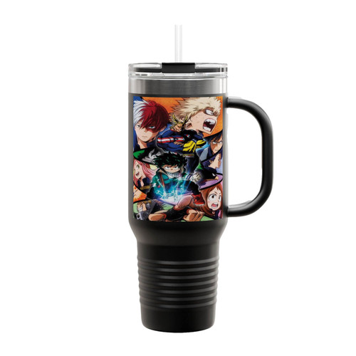 My Hero Academia Collage Insulated Travel Mug