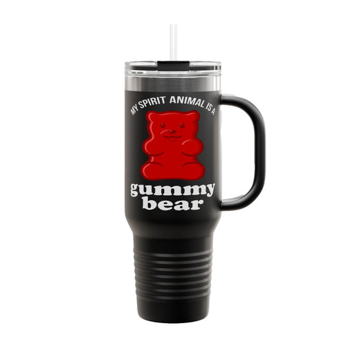 My Spirit Animal Is A Gummy Bear 2 Insulated Travel Mug