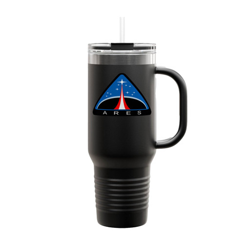 Nasa Ares Logo Insulated Travel Mug