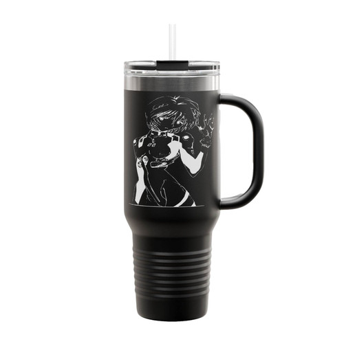 Neon Genesis Evangelion Nerv Lilith Asuka Langley Rei Ayanami Insulated Travel Mug