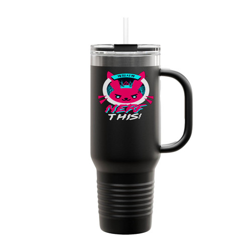 Nerf This D Va Inspired Bunny High-Quality Insulated Travel Mug