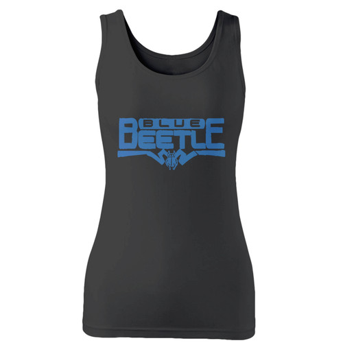 High quality print of this slim fit blue beetle women tank top will turn heads. And bystanders won't be disappointed - the racerback cut looks good one any woman's shoulders.