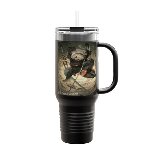 Nier Automata 2B Insulated Travel Mug