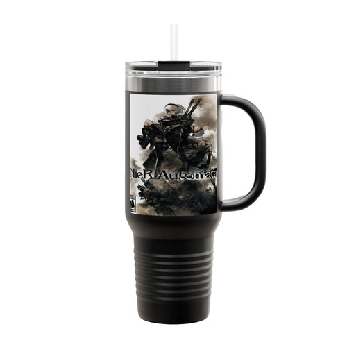 Nier Automata Cover Game Insulated Travel Mug