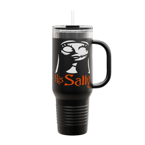 Nightmare Before Christmas His Sally Insulated Travel Mug