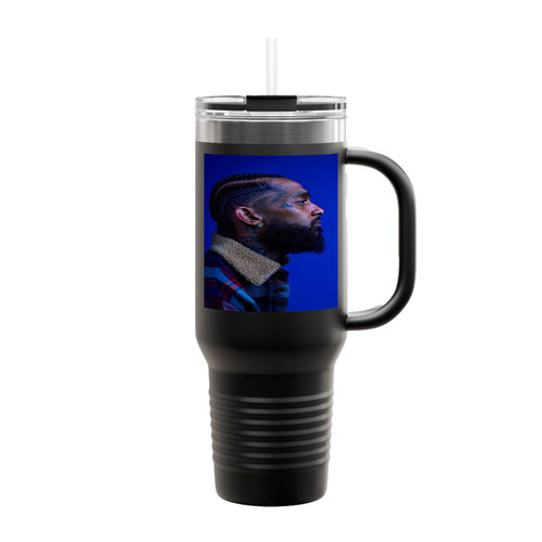 Nipsey Hussle Rapper Insulated Travel Mug
