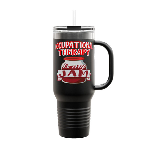 Occupational Therapy Is My Jam Insulated Travel Mug