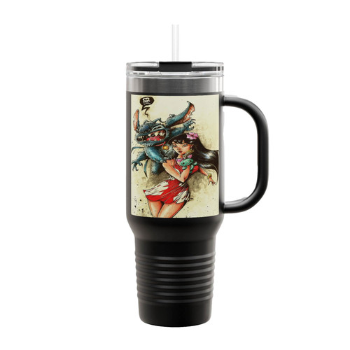 Ohana Lilo And Stitch Insulated Travel Mug