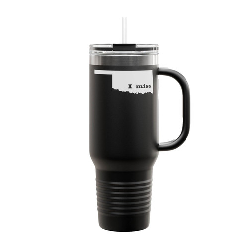 Oklahoma I Miss Oklahoma My State Oklahoma Insulated Travel Mug