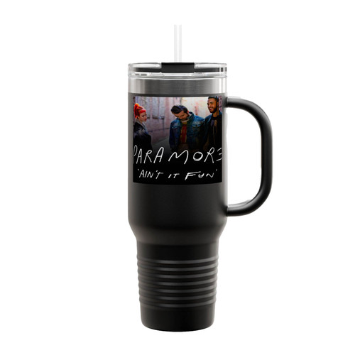 Paramore Aint It Fun Cover Insulated Travel Mug