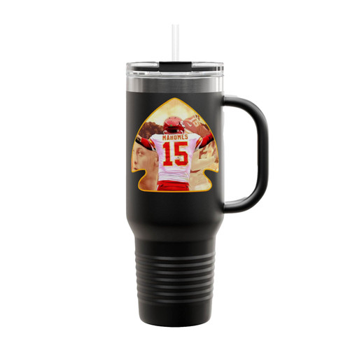 Patrick Mahomes Arrowhead Insulated Travel Mug