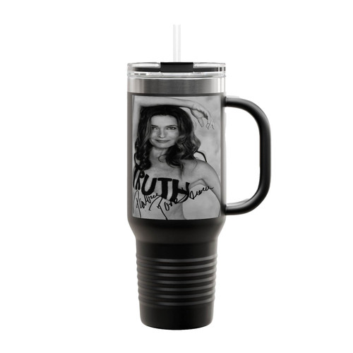 Paulina Porizkova Autographed Insulated Travel Mug