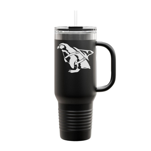Penguin Shark Insulated Travel Mug