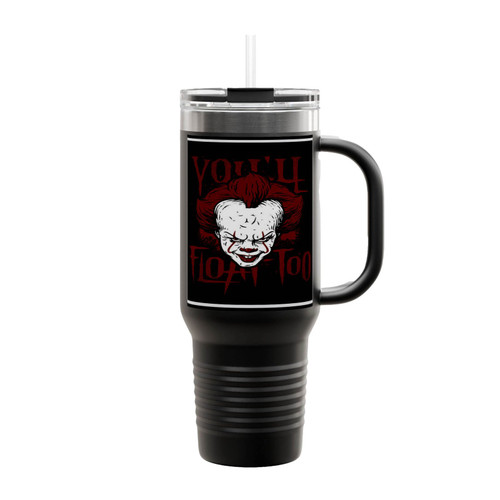 Pennywise You'll Float Too Art Insulated Travel Mug