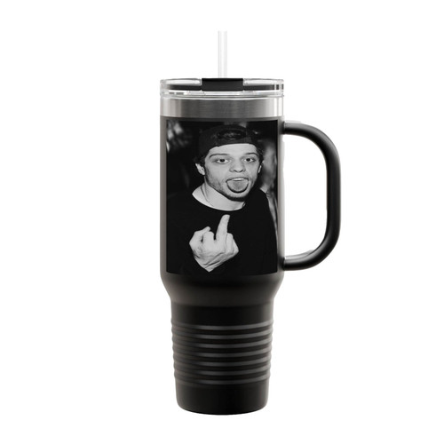 Pete Davidson Rolling Stone Pose Insulated Travel Mug