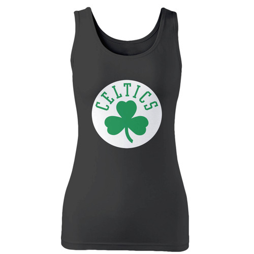 High quality print of this slim fit boston celtics logo ideas women tank top will turn heads. And bystanders won't be disappointed - the racerback cut looks good one any woman's shoulders.