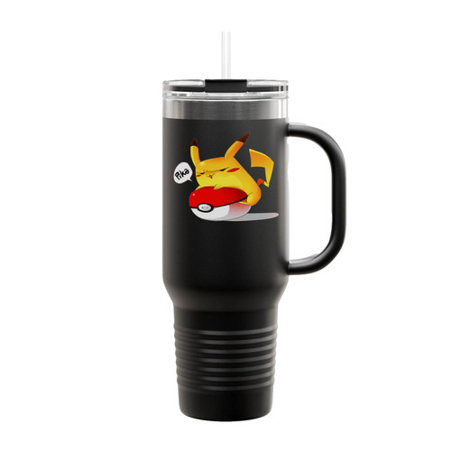 Pikachu Pocketball Insulated Travel Mug