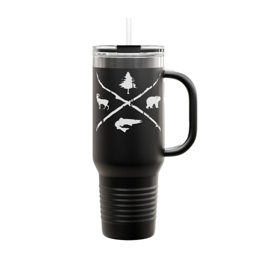 Pine, Bear, Trout, Bighorn Insulated Travel Mug