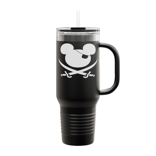 Pirate Mickey Mouse Insulated Travel Mug