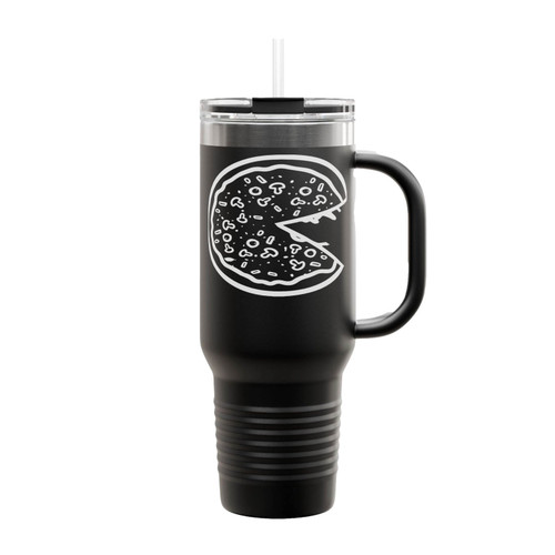 Pizza Couple 1 Insulated Travel Mug