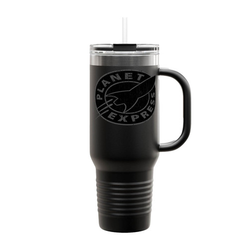 Planet Express Distressed Logo Insulated Travel Mug