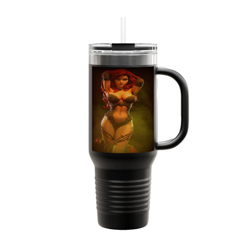 Poison Ivy Batman Dc Comics Insulated Travel Mug