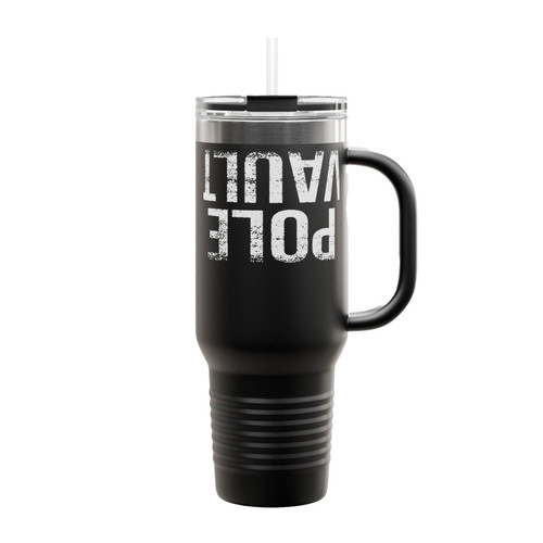 Pole Vault Track Insulated Travel Mug