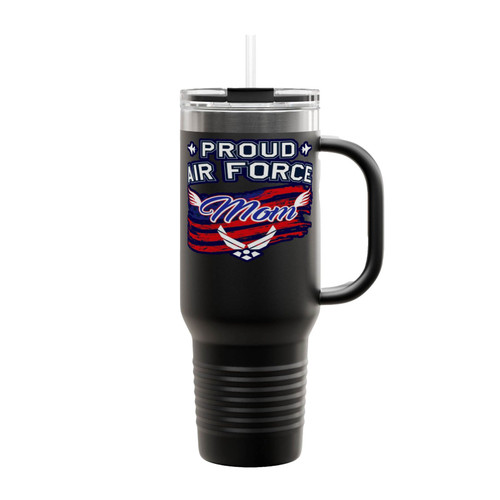 Proud Air Force Mom Insulated Travel Mug