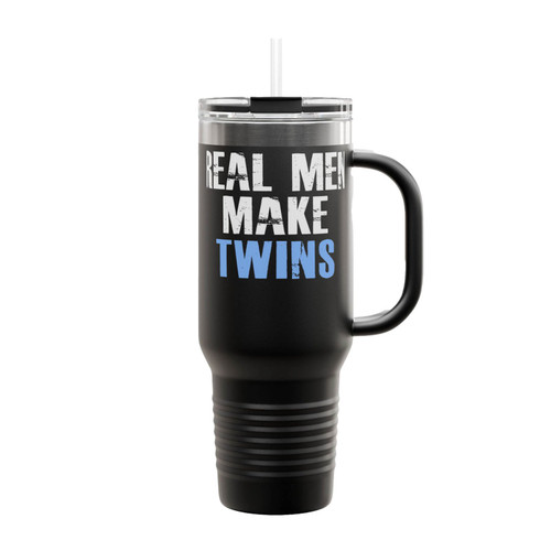 Real Men Make Boy Twins Insulated Travel Mug
