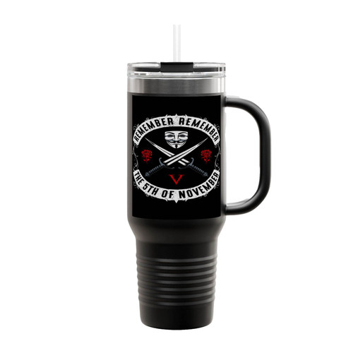 Remember The 5Th Of November Insulated Travel Mug