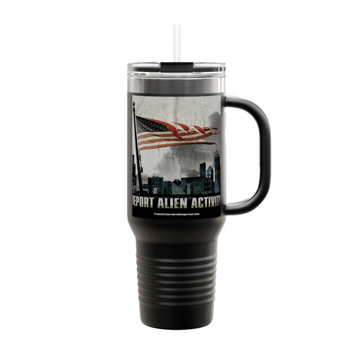 Report Alien Activity Insulated Travel Mug