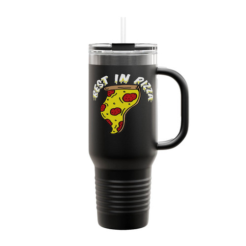 Rest In Pizza Insulated Travel Mug