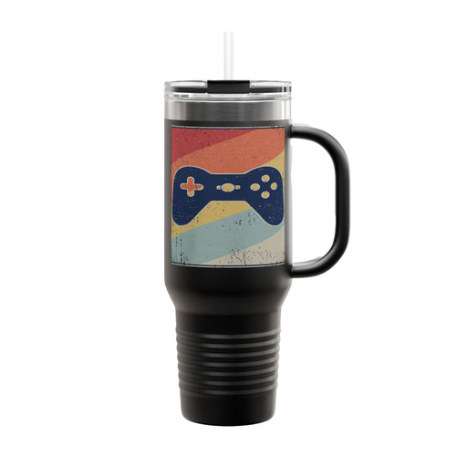 Retro Video Game Insulated Travel Mug