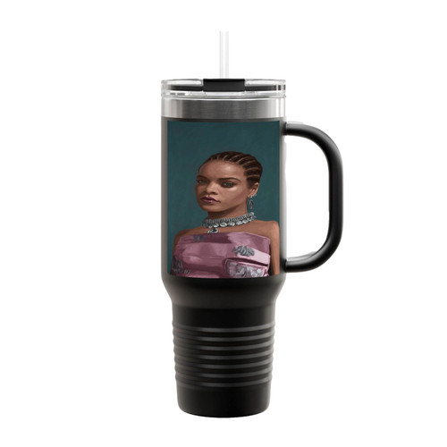 Rihanna Music Art Insulated Travel Mug