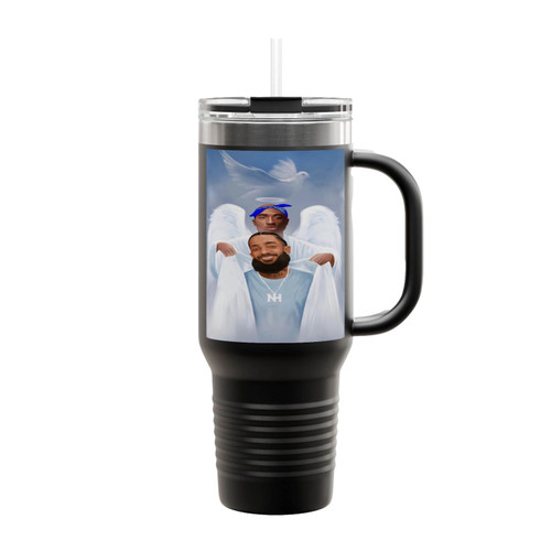 Rip #2Pac & Nipsey Insulated Travel Mug