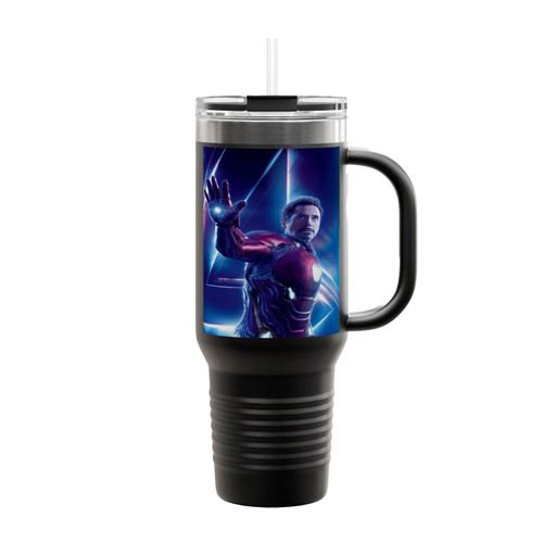 Robert Downey Jr. Iron Man Insulated Travel Mug