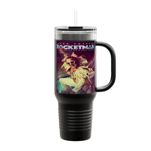 Rocketman Movie Taron Egerton Is Elton John 2019 Insulated Travel Mug