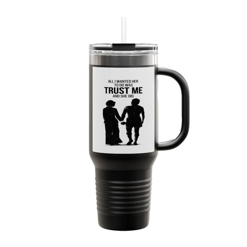Rocky Balboa Rocky And Adrian Insulated Travel Mug