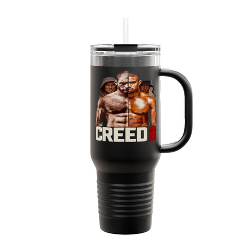 Rocky Balboa Vs Ivan Drago Insulated Travel Mug