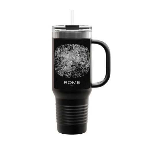 Rome City Map Insulated Travel Mug