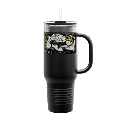 Romy & Michele This Town Is Like So Unhip Insulated Travel Mug