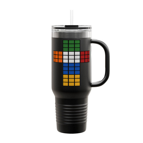 Rubik's Cross Insulated Travel Mug