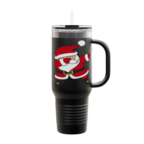 Santa Dab Insulated Travel Mug